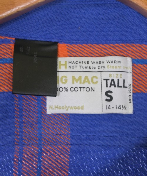 N.HOOLYWOOD（エヌハリウッド）カジュアルシャツ 青 サイズ:S メンズ/2200601605033