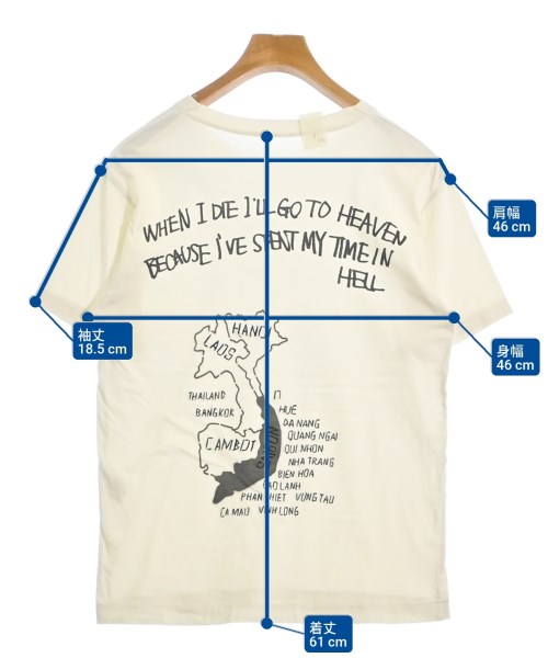 N.HOOLYWOOD（エヌハリウッド）Tシャツ・カットソー 白 サイズ:36(S位) メンズ/2200566230028