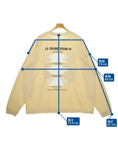N.HOOLYWOOD（エヌハリウッド）Tシャツ・カットソー ベージュ サイズ:-(XL位) メンズ/2200571612086