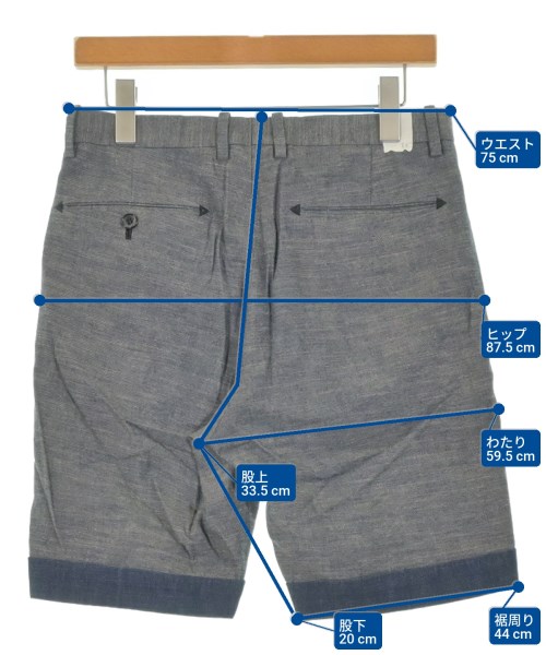 N.HOOLYWOOD（エヌハリウッド）ショートパンツ グレー サイズ:36(S位) メンズ/2200665519055