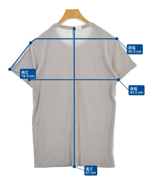 N.HOOLYWOOD（エヌハリウッド）Tシャツ・カットソー グレー サイズ:40(L位) メンズ/2200665519123