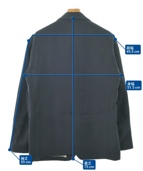 N.HOOLYWOOD（エヌハリウッド）テーラードジャケット 紺 サイズ:38(M位) メンズ/2200670725052