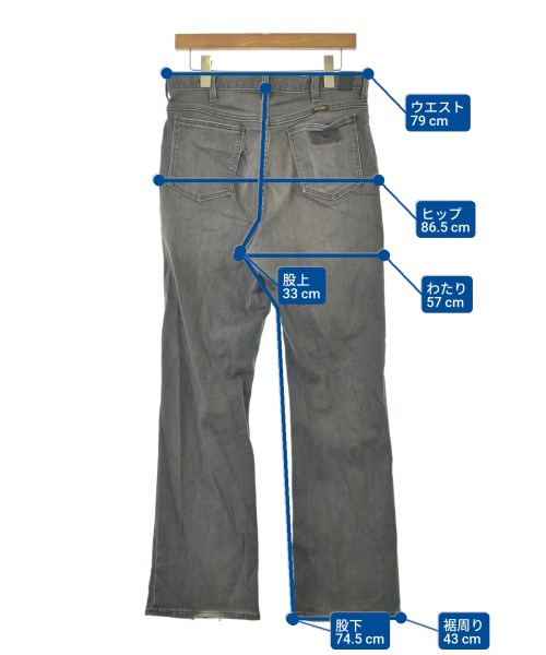 N.HOOLYWOOD（エヌハリウッド）デニムパンツ グレー サイズ:38(M位) メンズ/2200670725076