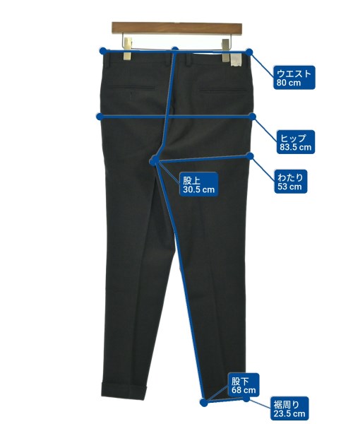 N.HOOLYWOOD（エヌハリウッド）スラックス グレー サイズ:38(M位) メンズ/2200669965186