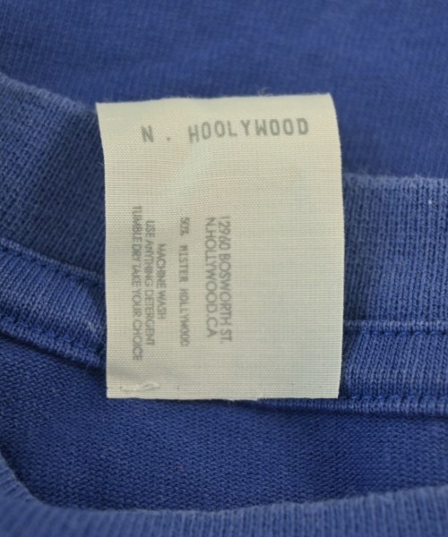 N.HOOLYWOOD（エヌハリウッド）Tシャツ・カットソー 青 サイズ:36(S位) メンズ/2200673687012