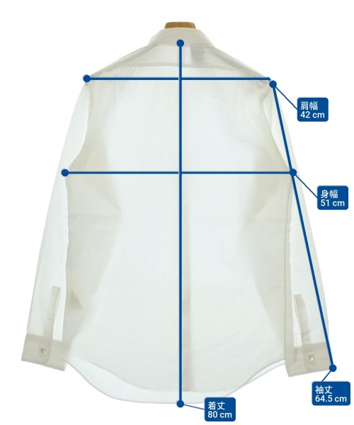 N.HOOLYWOOD（エヌハリウッド）カジュアルシャツ 白 サイズ:40(L位) メンズ/2200673702074