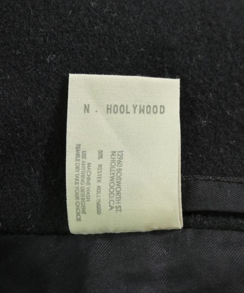 N.HOOLYWOOD（エヌハリウッド）ピーコート 黒 サイズ:36(S位) メンズ/2200671223151