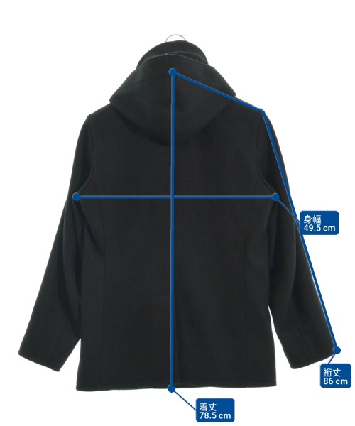 N.HOOLYWOOD（エヌハリウッド）ピーコート 黒 サイズ:36(S位) メンズ/2200671223151