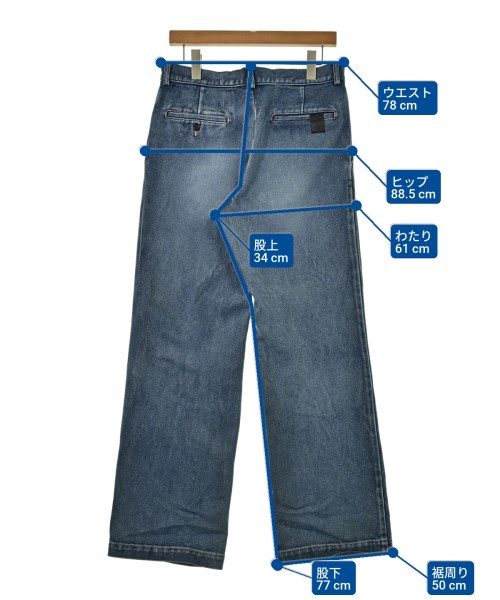 N.HOOLYWOOD（エヌハリウッド）デニムパンツ 青 サイズ:36(S位) メンズ/2200674391024