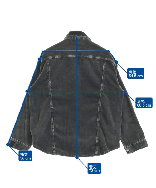 N.HOOLYWOOD（エヌハリウッド）カジュアルシャツ グレー サイズ:36(S位) メンズ/2200674391031