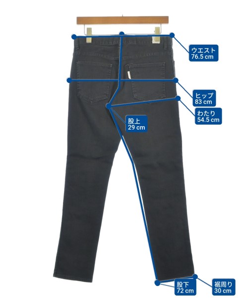 N.HOOLYWOOD（エヌハリウッド）デニムパンツ 黒 サイズ:38(M位) メンズ/2200674642027