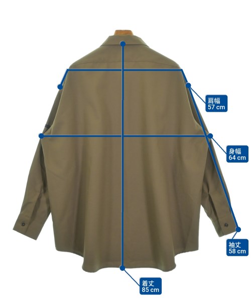 N.HOOLYWOOD（エヌハリウッド）カジュアルシャツ カーキ サイズ:40(L位) メンズ/2200669291155