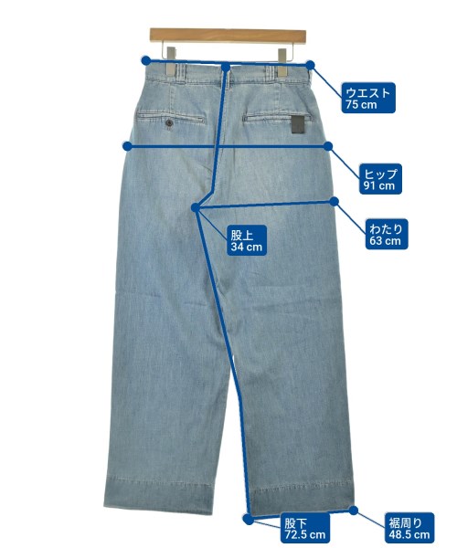 N.HOOLYWOOD（エヌハリウッド）デニムパンツ 青 サイズ:36(S位) メンズ/2200671483029