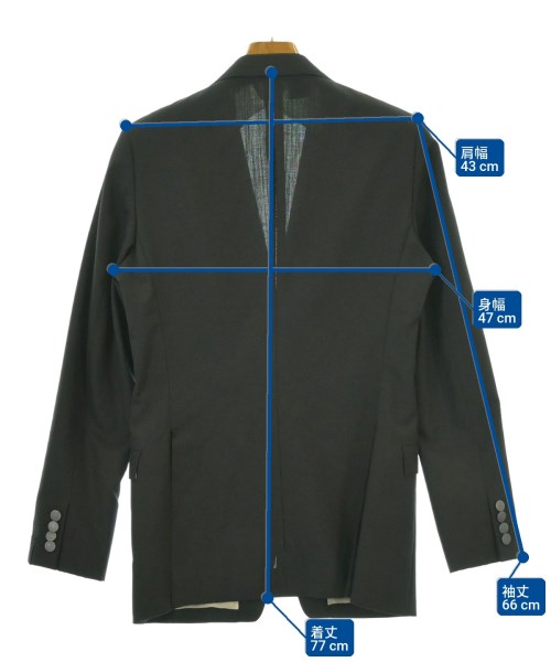 N.HOOLYWOOD（エヌハリウッド）カジュアルジャケット 黒 サイズ:S メンズ/2200676125054