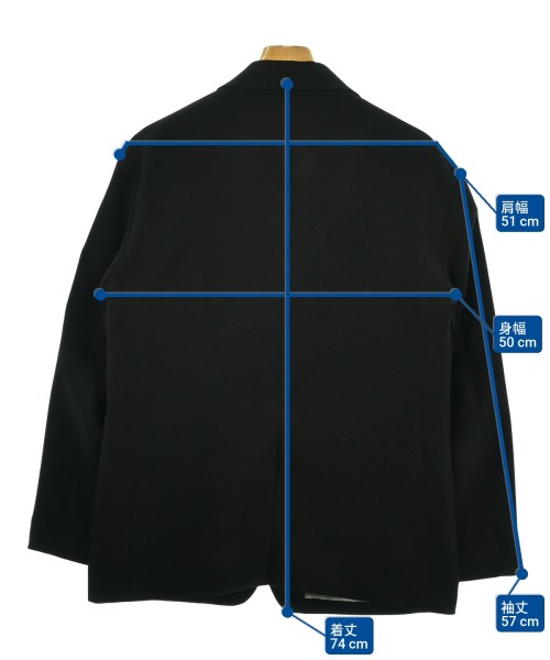 N.HOOLYWOOD（エヌハリウッド）カジュアルジャケット 黒 サイズ:36(S位) メンズ/2200677250014