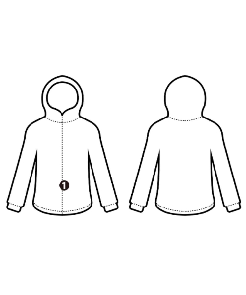 N.HOOLYWOOD（エヌハリウッド）パーカー 黒 サイズ:36(S位) メンズ/2200677804019