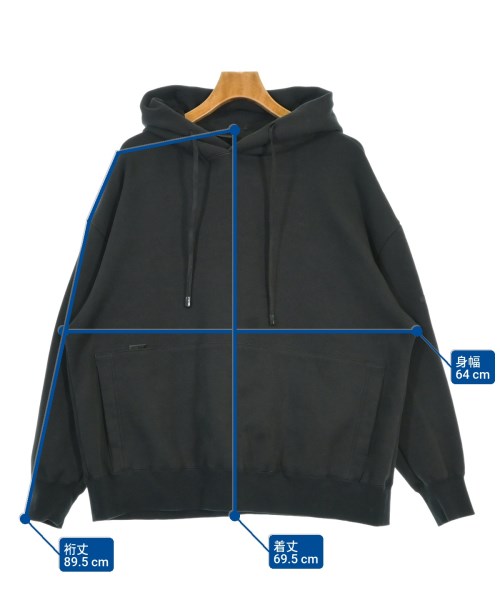 N.HOOLYWOOD（エヌハリウッド）パーカー 黒 サイズ:36(S位) メンズ/2200677804019