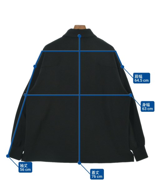 N.HOOLYWOOD（エヌハリウッド）カジュアルシャツ 黒 サイズ:38(M位) メンズ/2200678198018