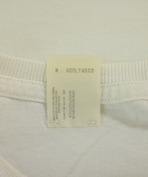 N.HOOLYWOOD（エヌハリウッド）Tシャツ・カットソー 白 サイズ:S メンズ/2200679082019