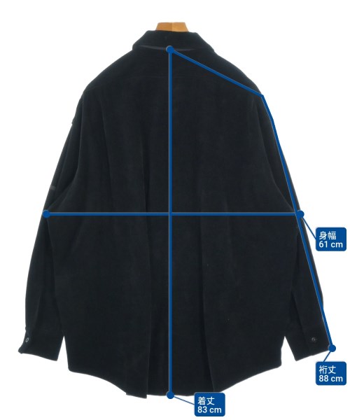 N.HOOLYWOOD（エヌハリウッド）カジュアルシャツ 黒 サイズ:38(M位) メンズ/2200679223016