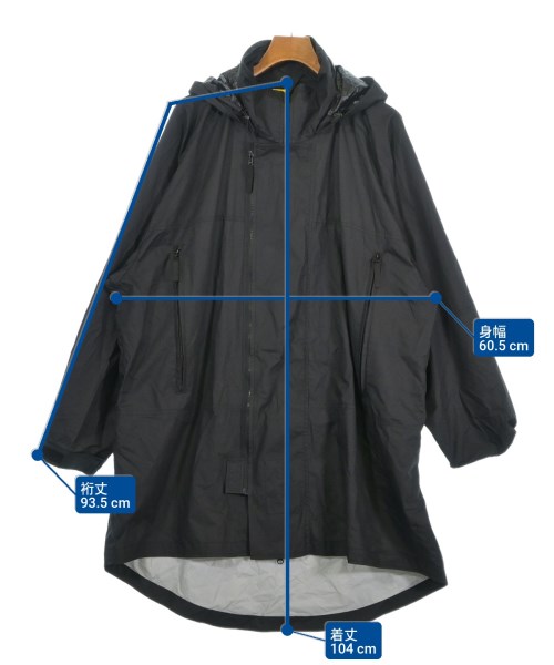 N.HOOLYWOOD（エヌハリウッド）モッズコート 黒 サイズ:36(S位) メンズ/2200679973010