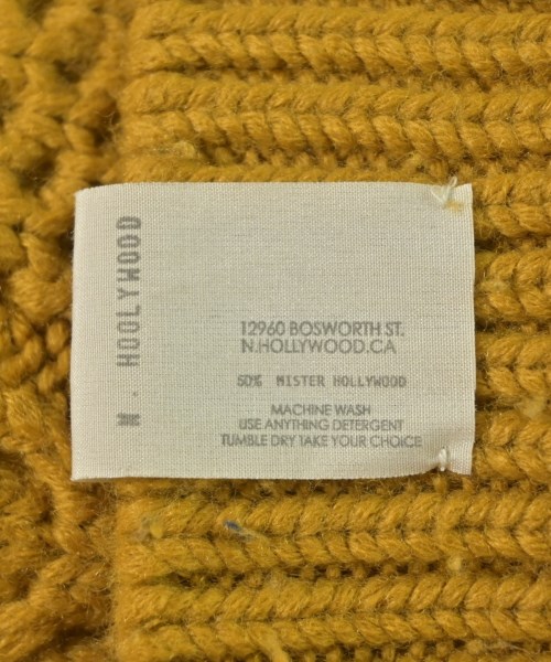 N.HOOLYWOOD（エヌハリウッド）ニット・セーター 黄 サイズ:36(S位) メンズ/2200675270021