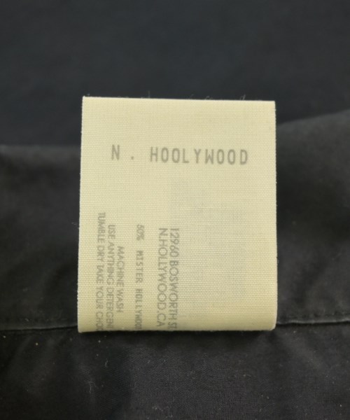 N.HOOLYWOOD（エヌハリウッド）カジュアルシャツ 黒 サイズ:36(S位) メンズ/2200688098018