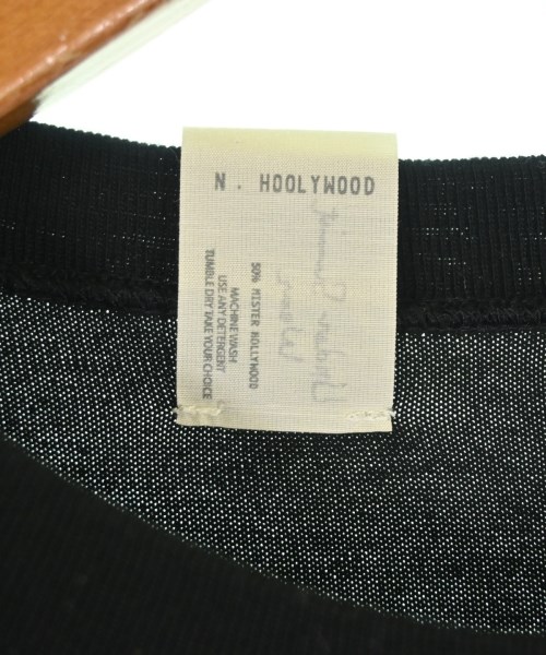 N.HOOLYWOOD（エヌハリウッド）Tシャツ・カットソー 黒 サイズ:38(M位) メンズ/2200697408037
