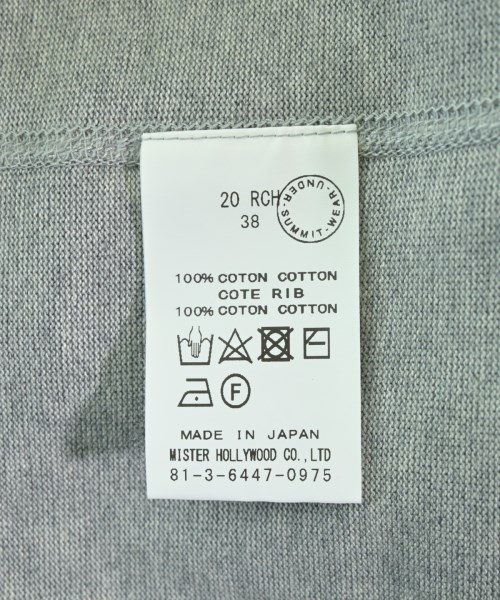 N.HOOLYWOOD（エヌハリウッド）Tシャツ・カットソー グレー サイズ:38(M位) メンズ/2200701819224