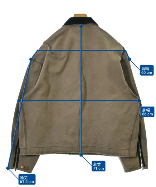 N.HOOLYWOOD（エヌハリウッド）カバーオール 茶 サイズ:42(XL位) メンズ/2200652946024