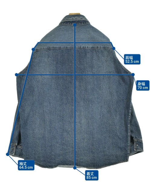 N.HOOLYWOOD（エヌハリウッド）カジュアルシャツ 青 サイズ:40(L位) メンズ/2200652946086