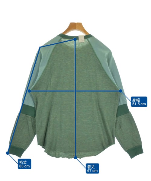 N.HOOLYWOOD（エヌハリウッド）Tシャツ・カットソー 緑 サイズ:36(S位) メンズ/2200655270058