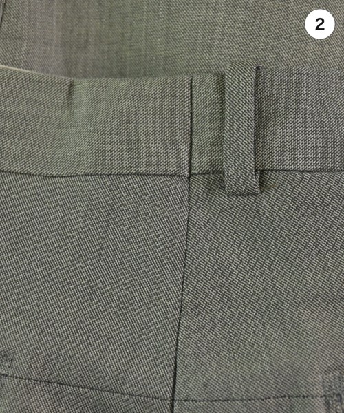 N.HOOLYWOOD（エヌハリウッド）クロップドパンツ グレー サイズ:36(S位) メンズ/2200655320050