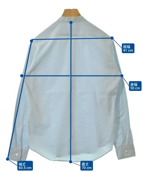 N.HOOLYWOOD（エヌハリウッド）カジュアルシャツ 青 サイズ:36(S位) メンズ/2200655320111