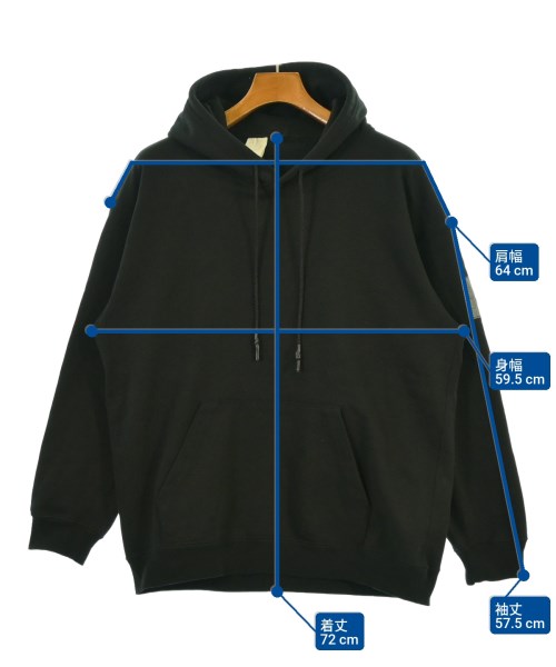 N.HOOLYWOOD（エヌハリウッド）パーカー 黒 サイズ:38(M位) メンズ/2200655611035