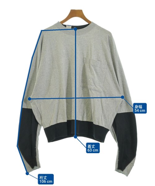 N.HOOLYWOOD（エヌハリウッド）Tシャツ・カットソー グレー サイズ:L メンズ/2200646333366