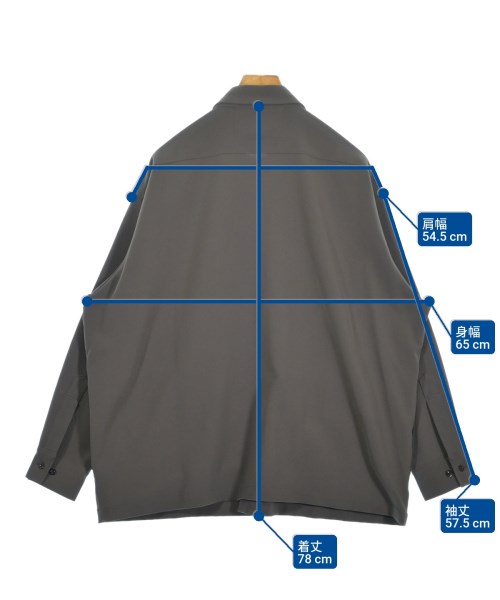 N.HOOLYWOOD（エヌハリウッド）カジュアルシャツ グレー サイズ:36(S位) メンズ/2200657794026