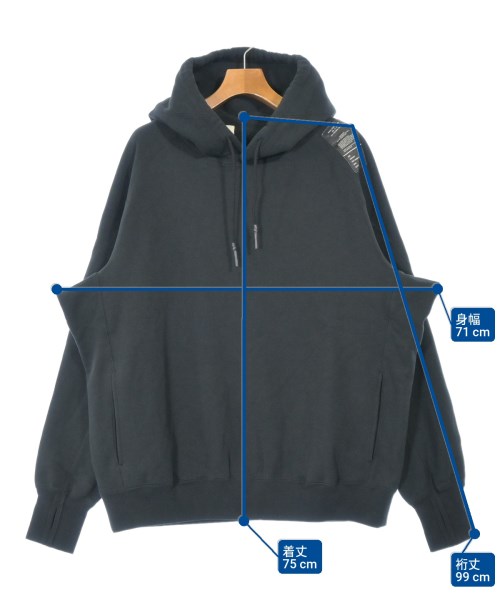 N.HOOLYWOOD（エヌハリウッド）パーカー 黒 サイズ:40(L位) メンズ/2200657800017