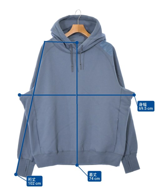 N.HOOLYWOOD（エヌハリウッド）パーカー 青 サイズ:40(L位) メンズ/2200657800031