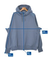 N.HOOLYWOOD（エヌハリウッド）パーカー 青 サイズ:40(L位) メンズ/2200657800031