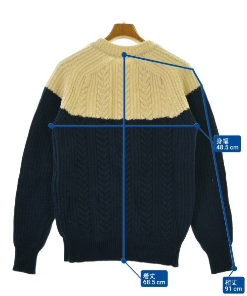 N.HOOLYWOOD（エヌハリウッド）ニット・セーター 白 サイズ:38(M位) メンズ/2200654393116