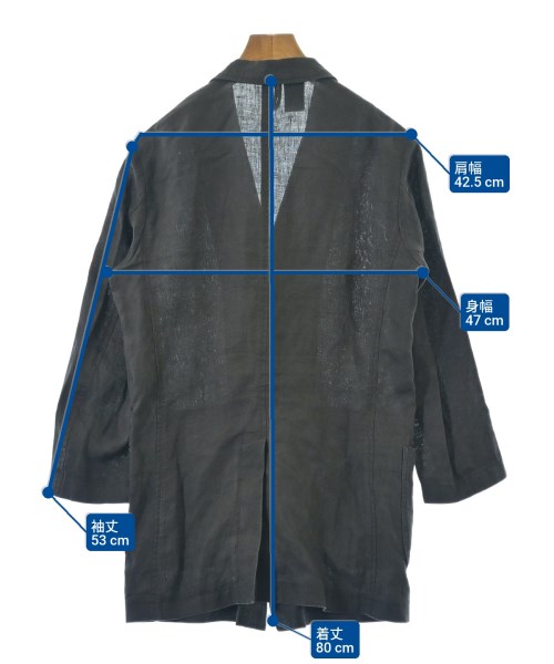 N.HOOLYWOOD（エヌハリウッド）チェスターコート 黒 サイズ:36(S位) メンズ/2200658244018