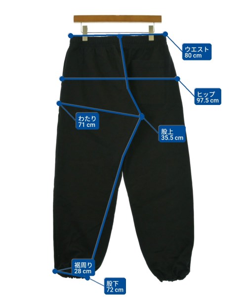 N.HOOLYWOOD（エヌハリウッド）スウェットパンツ 黒 サイズ:38(M位) メンズ/2200653553023