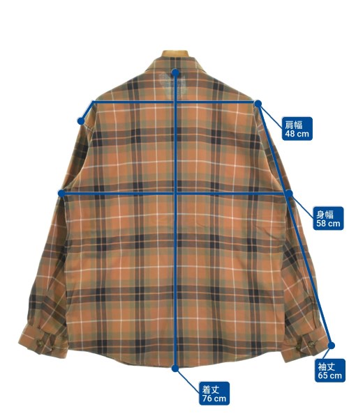 N.HOOLYWOOD（エヌハリウッド）カジュアルシャツ オレンジ サイズ:38(M位) メンズ/2200657682057