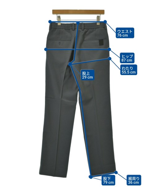 N.HOOLYWOOD（エヌハリウッド）スラックス グレー サイズ:36(S位) メンズ/2200659759047