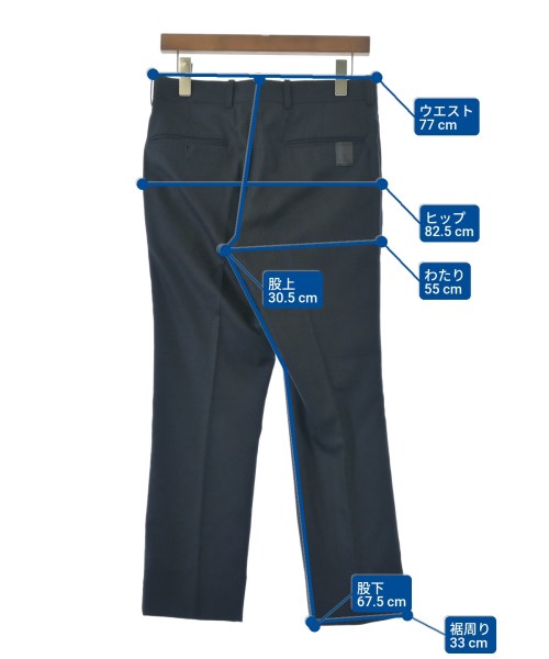 N.HOOLYWOOD（エヌハリウッド）スラックス 紺 サイズ:36(S位) メンズ/2200659780058