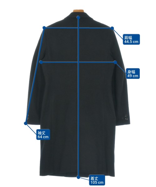 N.HOOLYWOOD（エヌハリウッド）チェスターコート 黒 サイズ:36(S位) メンズ/2200661327159