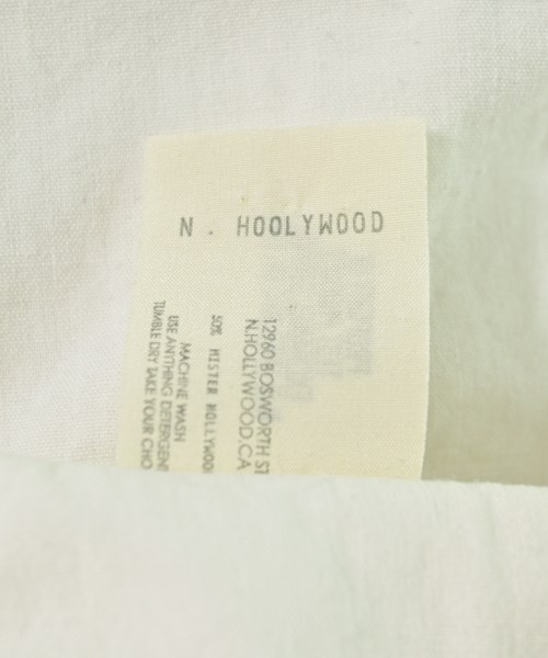 N.HOOLYWOOD（エヌハリウッド）カジュアルシャツ 白 サイズ:38(M位) メンズ/2200710840042