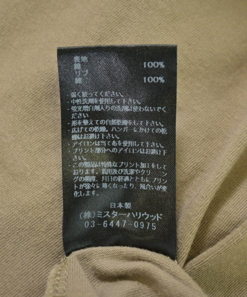 N.HOOLYWOOD（エヌハリウッド）Tシャツ・カットソー 茶 サイズ:36(S位) メンズ/2200710840059
