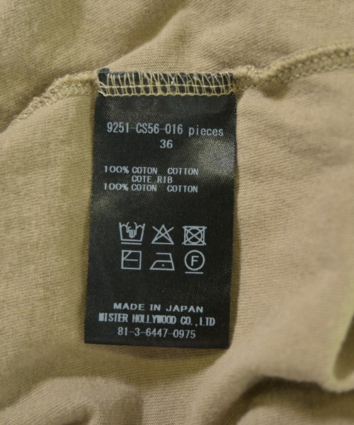 N.HOOLYWOOD（エヌハリウッド）Tシャツ・カットソー 茶 サイズ:36(S位) メンズ/2200710840059